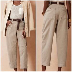 Banana Republic The Barrel Pant Maverick Beige 20